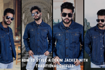 Denim Jacket with Traditional Outfits