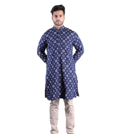 Ninja Design Jacquard Kurta & Pyjama Set